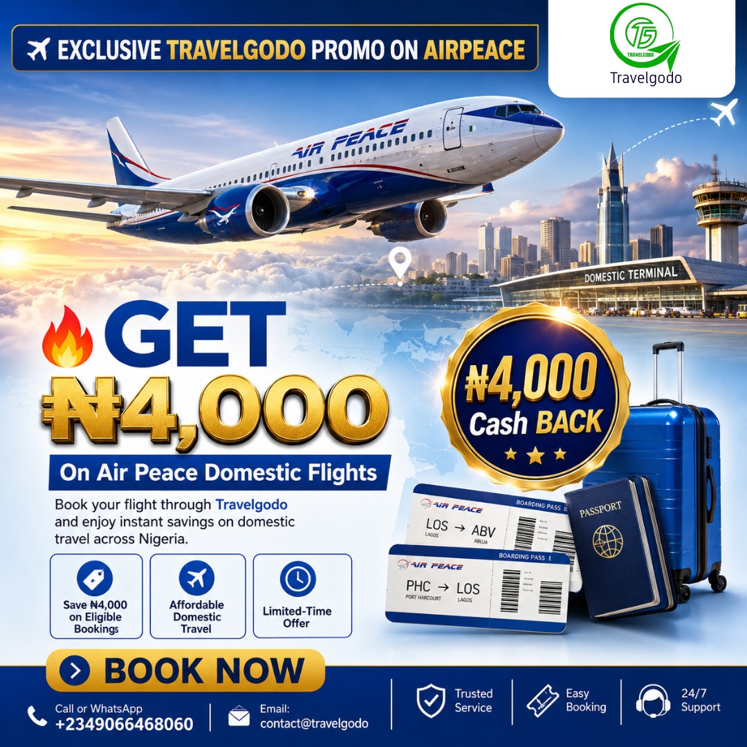 Jet, Set, Save 4k Naira!
